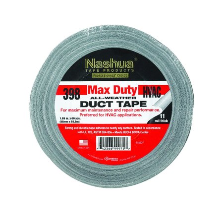 NASHUA 1.89 in. W X 60.1 yd L Silver Duct Tape 1526409